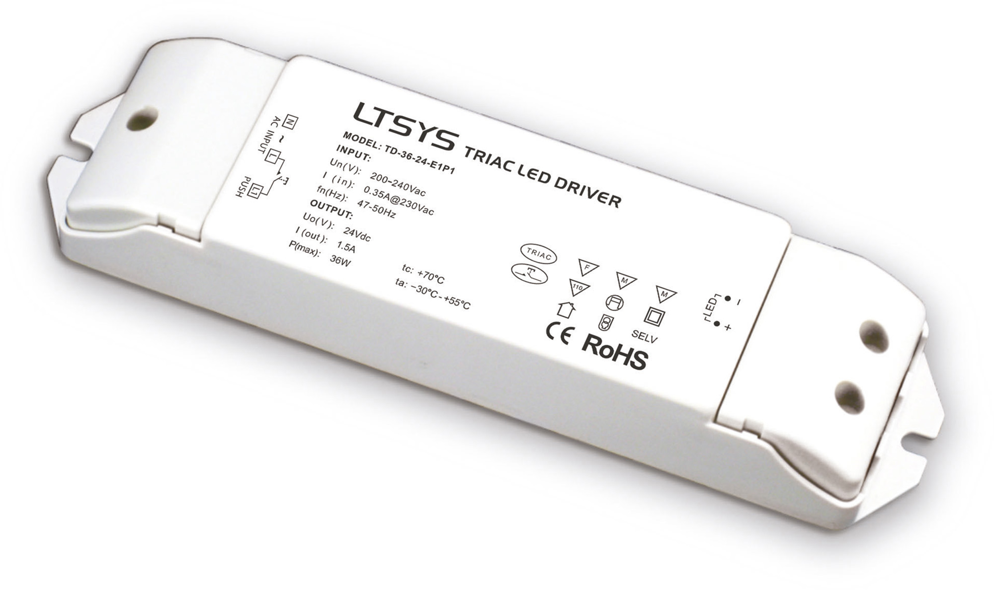 Triac Constant Voltage Drivers LTECH Phase cut Driver